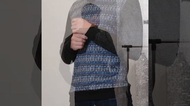 Мужской джемпер без воротника 13490 смотреть онлайн