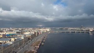 Санкт-Петербург, Васильевский остров. С высоты птичьего полёта.
