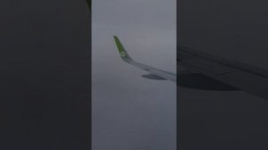 Снижение и посадка самолёта S7 в Москве