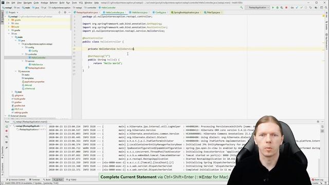 Kurs Spring Boot #02 - Kontekst, Inversion of Control (IoC), Wstrzykiwanie zależności смотреть онлайн