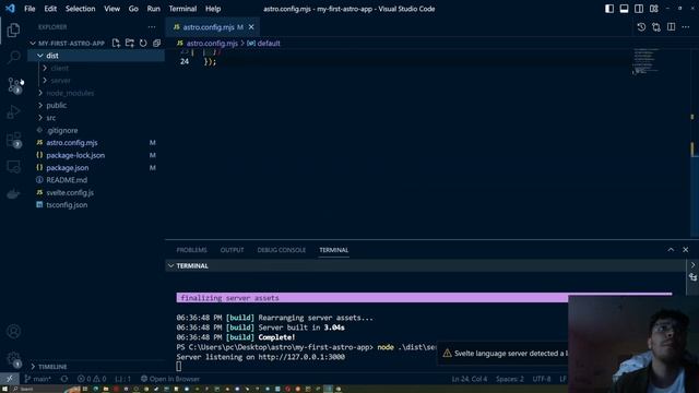 Astro Tutorial (Deploy to Node)