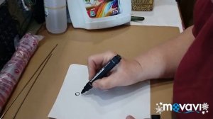 Ручка для корзины/сплетена по мастер-класс у  Алёны Бугровой.