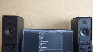 Microlab solo 5c Акустика обзор тест звука сравнение с мониторами Behringer ms40