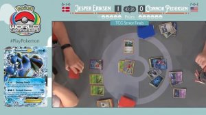 2016 Pokemon World Championships - Jesper Eriksen vs Connor Pedersen - TCG Senior Finals
