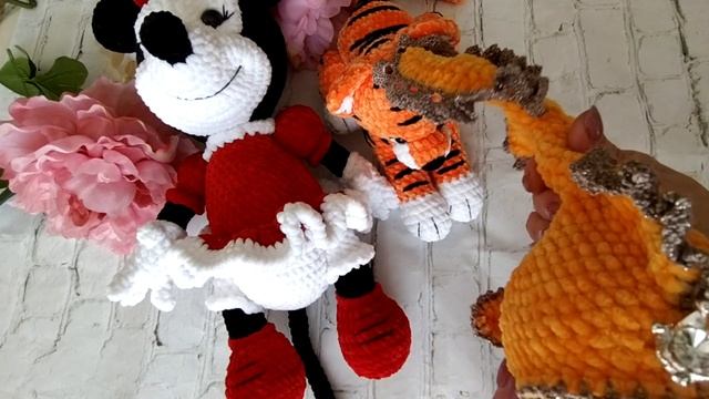 #вязаныеигрушки Готовые игрушки за неделю, смотреть онлайн