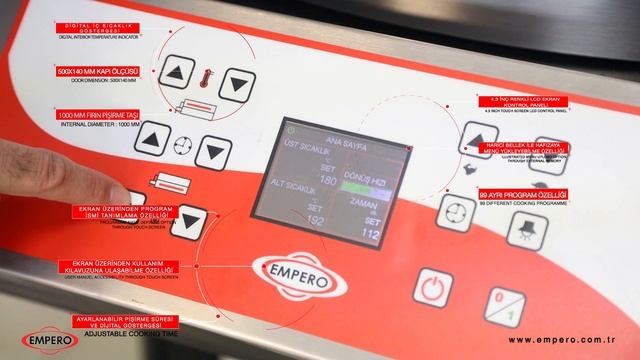 Презентация печи для пиццы Empero EMP.SPO.01 смотреть онлайн