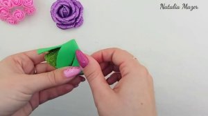 ВЫ ОЧЕНЬ ПРОСИЛИ И Я СДЕЛАЛА/СУВЕНИРНАЯ РУЧКА ИЗ ГЛИТТЕРНОГО ФОАМИРАНА/DIY NATALIA MAZER