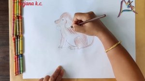 How to draw simple Dog sketch | Easy and Effective method | Easy concept to draw Dog | puppy?