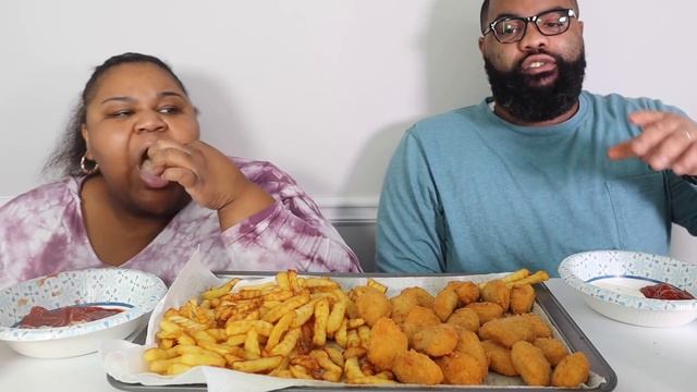 WHATS YOUR DREAM DATE?| CHICKEN NUGGETS & FRENCH FRIES MUKBANG| chicken nuggets recipe смотреть онлайн