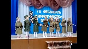 песня "Катюша", воспитанники младшей группы МАДОУ "Детский сад № 3"