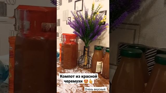 Компот из красной черемухи. Вы пробовали?