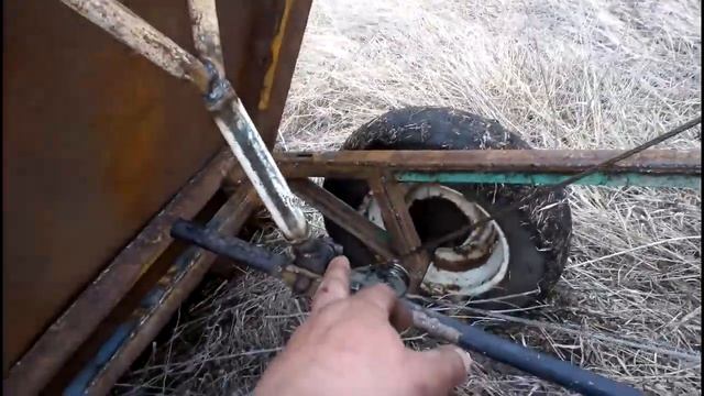 Первые испытания самосвального прицепа с лебедкой!!! смотреть онлайн