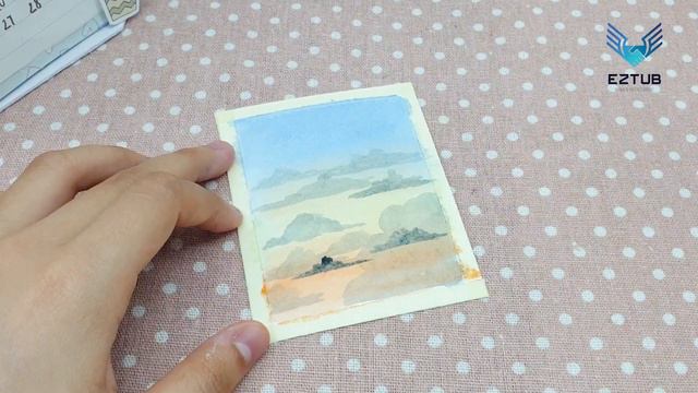 Painting Landscapes with Warm Colors: Tutorial Drawing an Afternoon Cloudy Scene with Soft Lighting смотреть онлайн