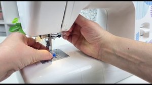 Janome XV-7. Пришивание пуговицы