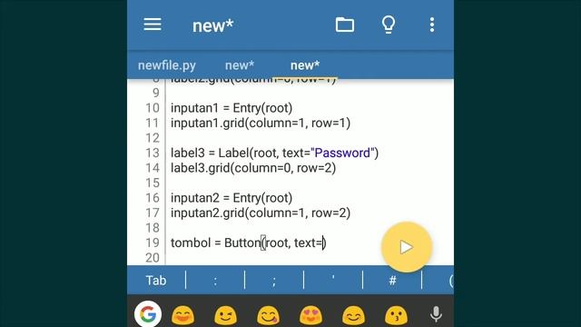 APLIKASI PYTHON FORUM LOGIN SEDERHANA | TUTORIAL PYTHON ANDROID TKINTER PYDROID3 смотреть онлайн