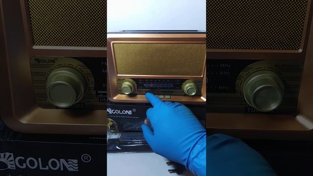 Радиоприемник Golon RX-BT1006SQ #радиоприемник #радио #портативнаяколонка #Bluetoothколонка #golon