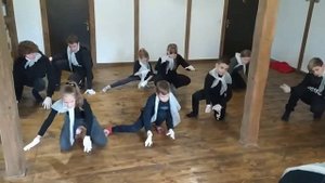 Пантомима "Зима". Детский лагерь "Їжаки"