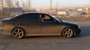 Subaru Legacy b4 start slow motion