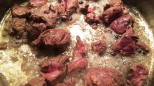 Картофель тушеный с говядиной