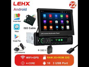 Магнитола с выдвижным экраном LEHX 2\32 Aliexpress