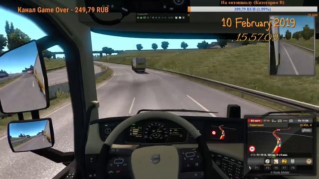 Девушка в Euro Truck Simulator 2. VTC.World с Веселым Молочником #143 смотреть онлайн