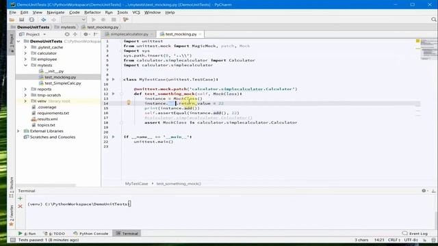 Python Unittesting: Using Test Double or Mock