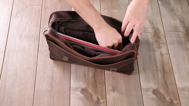 Кожаный мужской портфель смотреть онлайн