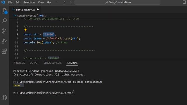 How to check if String contains only Numbers in TypeScript|TypeScript Tutorial |TypeScript Program
