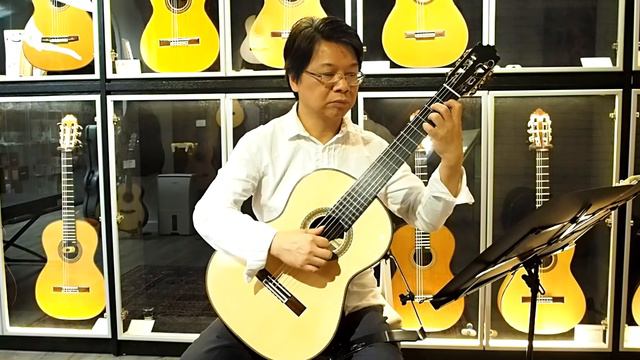 Etude No 2 - Leo Brouwer played by Stephen Chau on Paulino Bernabé (2016) guitar смотреть онлайн