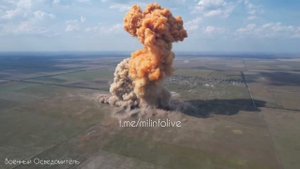 Уничтожение склада боеприпасов ВСУ в посёлке Партизанское, Николаевское направление