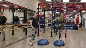 Упражнения для подготовки к горнолыжному сезону! Усложненные упражнения на нестабильной платформе!