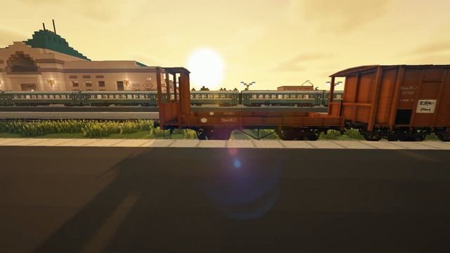 Паровоз "ОВ" в Майнкрафт Immersive Railroading от автора nordon73. Обновление модели. смотреть онлайн