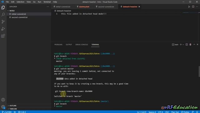 آموزش Git & Github - تغییرات در حالت Detached HEAD смотреть онлайн