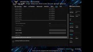 Материнская платаTUF GAMING Z490 PLUS обновление BIOS до Версии 2219.