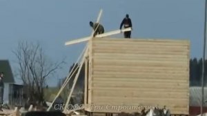 Садовый дачный дом из профилированного бруса