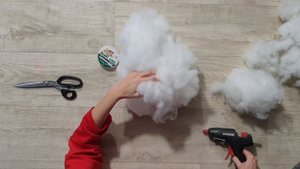 Облако из пластиковой бутылки|| Облако светильник||Облако своими руками #большиецветы#цветыизизолон