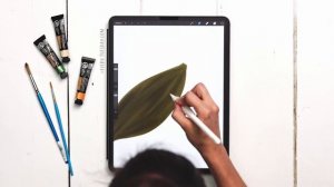 EYE CATCHING Radiant Leaf in Procreate | PROCREATE FOR BEGINNERS