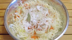 Салат к утке с яблоками. Пошаговый рецепт