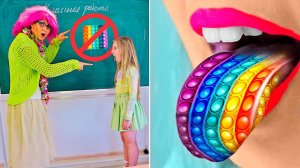 10 способов как пронести ПОП ИТ в ШКОЛУ? POP IT ЗАПРЕТИЛИ!