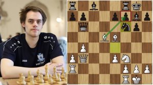 Матерый волчара МАТТИАС ? РАЗРЫВАЕТ системой Колле! Шахматы