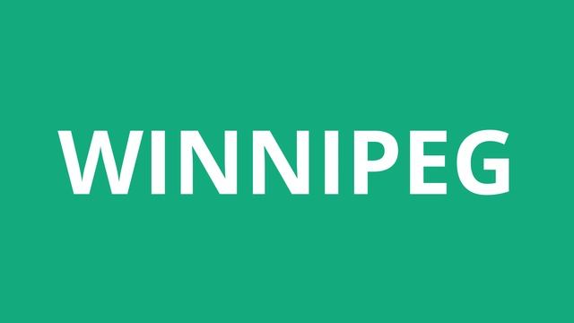 How To Pronounce Winnipeg - Pronunciation Academy смотреть онлайн