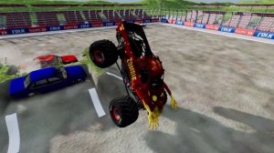 Zombie FIRE🔥MONSTER TRUCK Freestyle 🔥 MONSTER JAM 2023
