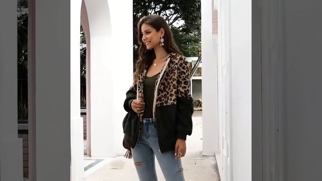 Женское зимнее пальто 2020 новое с капюшоном на шнуровке оверсайз леопардовым принтом толстовки смотреть онлайн