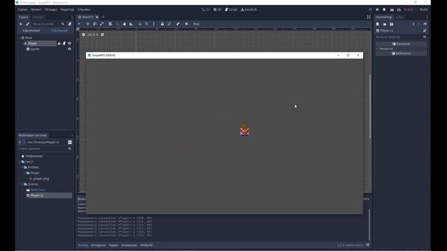 Учусь делать игры в Godot)) по урокам DavidePersce.com, но на C#. часть 1. тупнеж и невнимательност смотреть онлайн