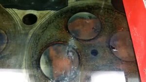 Опрессовка ГБЦ а/м DAF XF 105 (трещина между впускными сёдлами 3-го цилиндра)