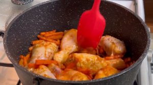 БЫСТРО НА ИФТАР/ Макароны с курицей на казане / Куриные ножки с макаронами,Заменила рис на макароны