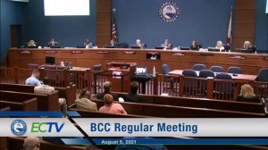 BCC Meeting - August 5, 2021