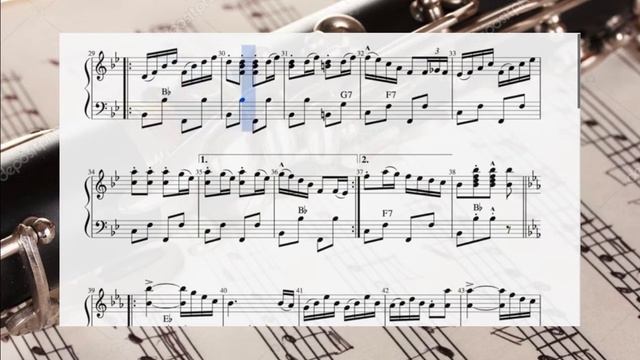 Clarinet - Polka - Partitura смотреть онлайн