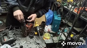 Schopfer HR1102 собираем патрон, перфоратор - очень похож на Makita HR4000C