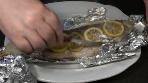 Форель запечённая в фольге